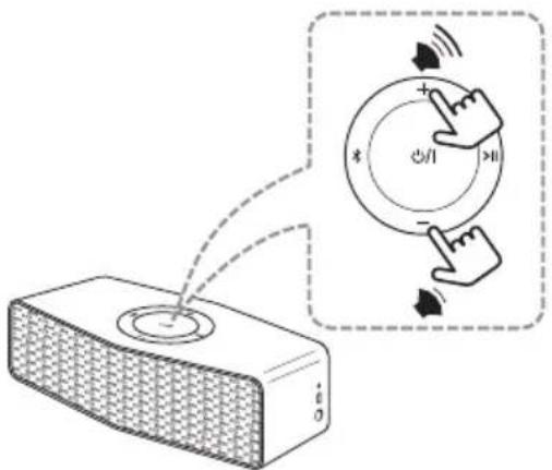 LG NP5550BR - Utilisation du bouton de volume - 1
