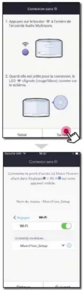LG NP8740 - Connexion de l'enceinte à votre réseau via la méthode de configuration Wi-Fi (iOS) - 6