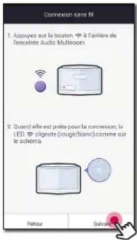 LG NP8740 - Connexion de l'enceinte à votre réseau via la méthode de configuration Wi-Fi (Android) - 6