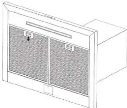 LG LSHD3080ST - Pour enlever les filtres à tamis en aluminium - 1