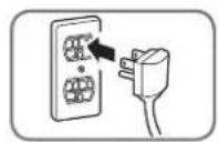 LG LROFC1104V - Branchez l'alimentation. - 1