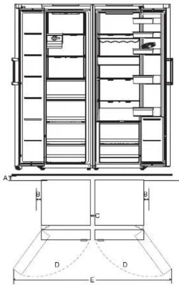 LG LROFC1104V - Jumelage du congélateur et du réfrigérateur - 1