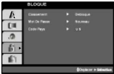 LG DF8912NH - BLOQUE (contrôle parental) - 1