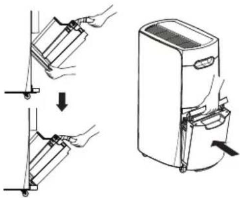 LG UD551GKG3 - Emptying the Water Bucket - 5