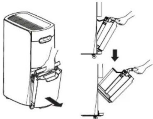 LG UD551GKG3 - Emptying the Water Bucket - 1