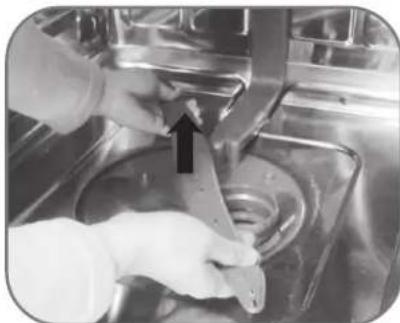 LG LDF8072ST - CLEANING THE LOWER SPRAY ARM - 1