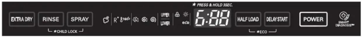 LG LDF8072ST - PANEL DE CONTROL - 1