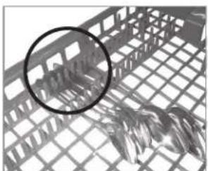 LG LDF8072ST - LOADING THE CUTLERY RACK (on some models) - 4