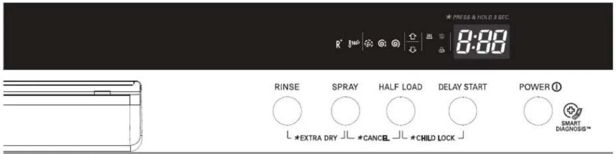 LG LDF8072ST - CONTROL PANEL - 1
