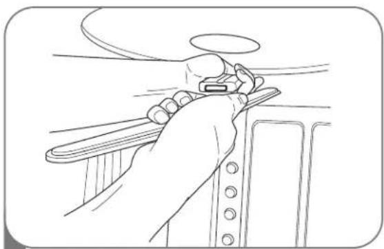LG LDF8072ST - CLEANING THE TOP SPRAY ARM - 2