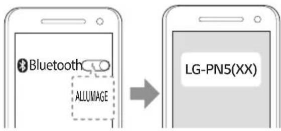 LG PN5 - Activez l'appairage de votre appareil avec le périphérique bluetooth - 2