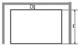 LG LRKNC0505V - Dimensions et dégagements - 2