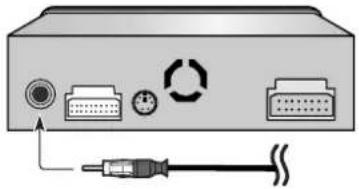 LG LAD9700 - Connexion de l'antenne radio du véhicule - 1