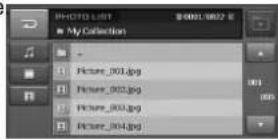 LG LAD9700 - Localiser un fichier/dossier en utilisant la liste - 1
