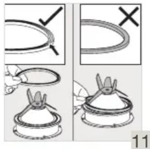 Technical diagram showing two steps of a cable or wire installation, with labeled arrows and cross symbols indicating selection or modification.