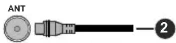 HITACHI 50HAK5350 - Left side of the TV - 1