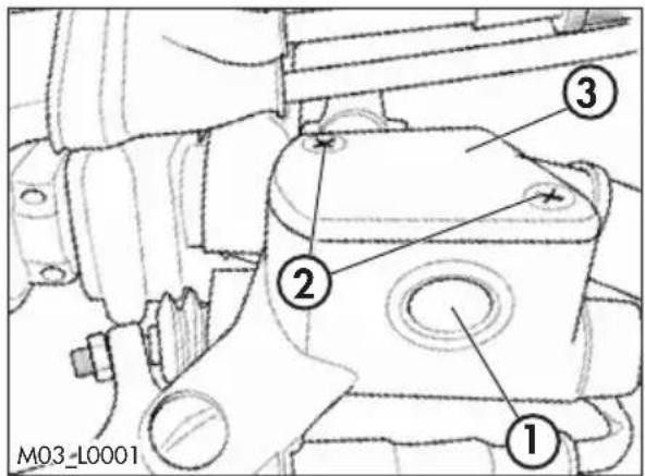 Beta RR 4T 125 (2021) - REMPLISSAGE NIVEAU LIQUIDE DU FREIN AVANT - 1