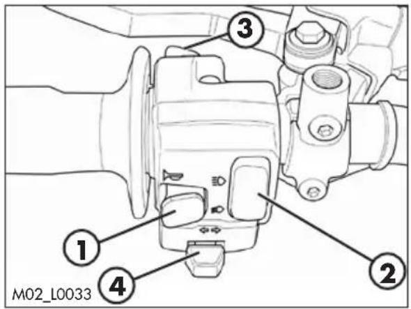 Beta RR 4T 125 (2021) - COMMUTATEUR DROIT - 1