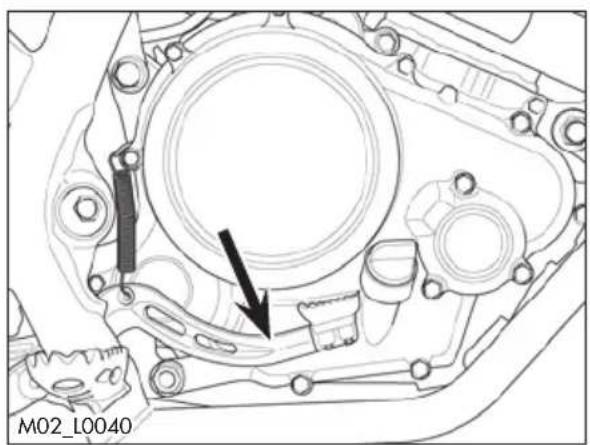 Beta RR 4T 125 (2021) - LEVIER DE VITESSES - 1
