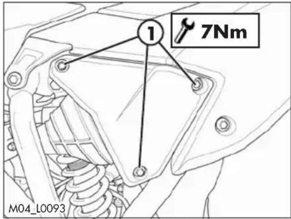 Beta RR 4T 125 (2021) - DÉMONTAGE ET REMONTAGE COUVERCLE FILTRÉ À AIR - 1