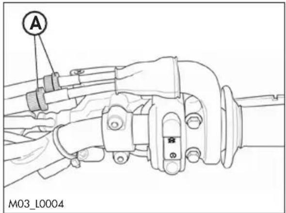 Beta RR 4T 125 (2021) - RéGLAGE JEU GAZ - 1