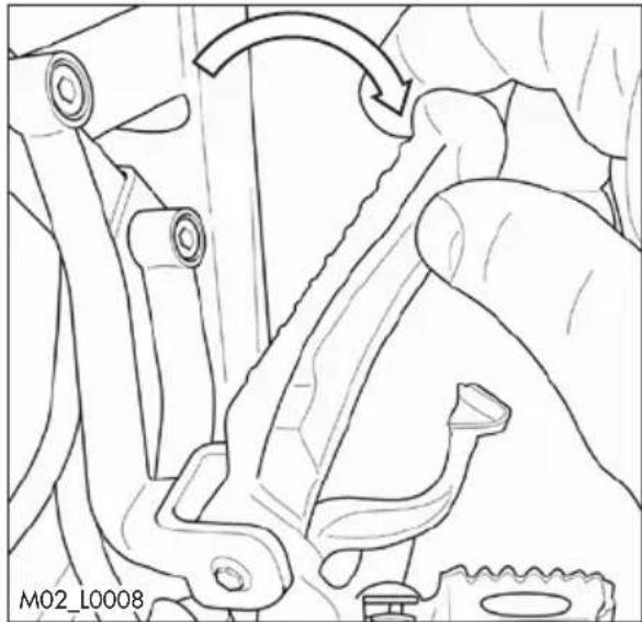 Beta RR 4T 125 (2021) - CALE-PIEDS DU PASSAGER - 1