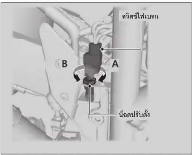 สวิตชีไฟเบรก B A น็อตปรับตั้ง