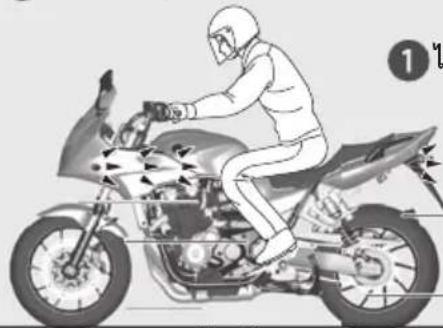 Honda CB1300 (2021) - สัญญาณไฟหยุดในกรณีฉุกเฉิน - 3