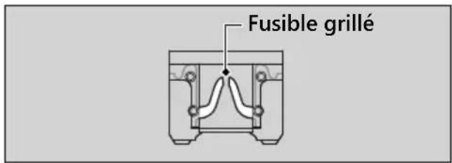 Fusible grillé