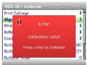 TSC T8208 - ODV-2D > Calibrage > Contrôle de l'alignement - 2