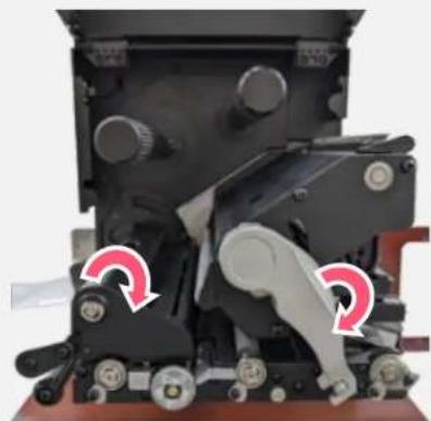 TSC PEX1120 - Installer les consommables dans le Mode Decollage - 12