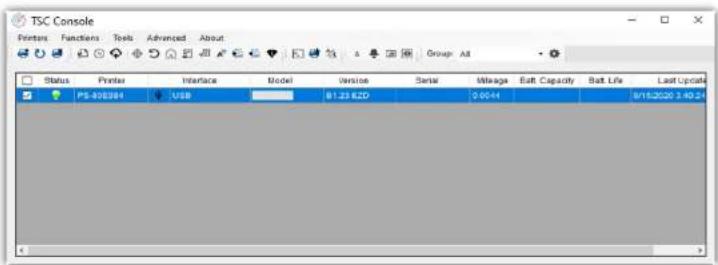 TSC PEX1120 - Demarrer la console TSC - 4