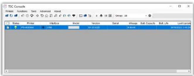 TSC PEX1120 - Définir l'interface Wi-Fi - 1