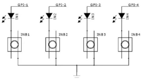 TSC PEX1120 - Exemple d'application de la broche GPO n° 1-7 : - 1