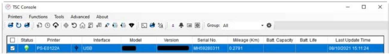 TSC PEX1120 - Définir l'interface Ethernet - 1