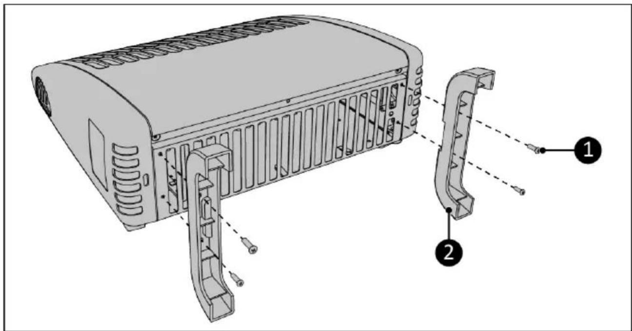 Eurom CK501R - Montage des socles - 1