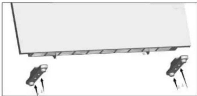 Eurom EConvect defrost 400 - N'utilisez pas le radiateur avant de l'avoir installé selon les instructions cidesssous ! - 1