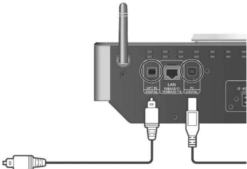 TECHNICS SAC100 - Utilisation d'un périphérique de sortie audio numérique - 2