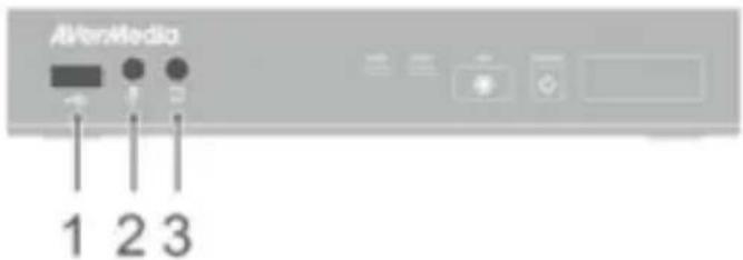 AVERMEDIA Live Streamer Pop Filter BA310 - Vista frontal - 1