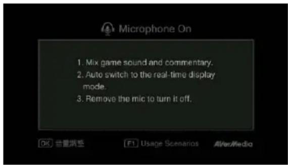 AVERMEDIA Live Streamer Pop Filter BA310 - Menu OSD - 1