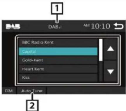 BLAUPUNKT Amsterdam 290 BT - Podstawy obsługi tunera DAB - 2