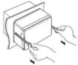 BLAUPUNKT Amsterdam 290 BT - Removing the unit - 3