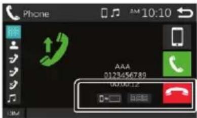 BLAUPUNKT Amsterdam 290 BT - Příjem telefonního hovoru - 2