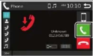 BLAUPUNKT Amsterdam 290 BT - Ответ на телефонный звонок - 1