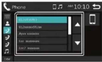 BLAUPUNKT Amsterdam 290 BT - Selezione manuale del numero di telefono - 1
