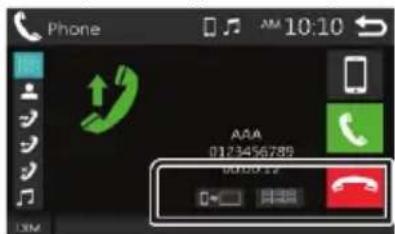 BLAUPUNKT Amsterdam 290 BT - Preluarea unui apel telefonic - 3