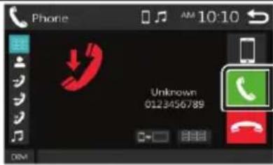 BLAUPUNKT Amsterdam 290 BT - Λήψη τηλεφωνικής κλήσης - 1
