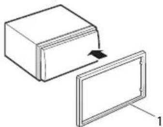 BLAUPUNKT Amsterdam 290 BT - Trim plate - 1