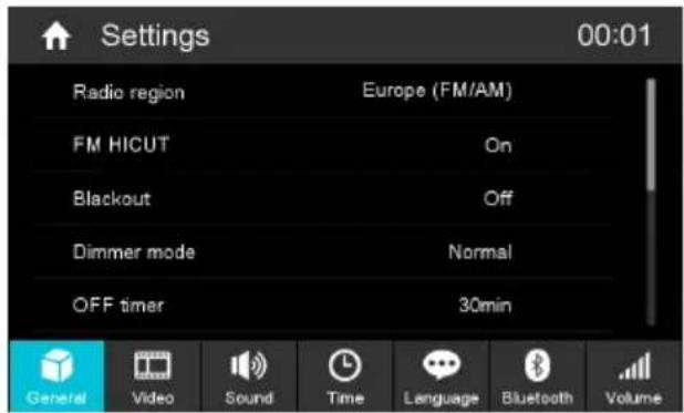BLAUPUNKT Las Vegas 690 DAB - Basisindstlinger - 1