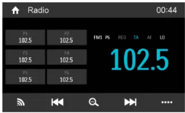 BLAUPUNKT Las Vegas 690 DAB - Uruchomienie trybu radia - 1